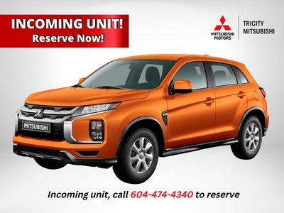 New 2024 Mitsubishi RVR ES AWC - Heated Seats, Apple Carplay/Android Auto for Sale in Coquitlam, British Columbia