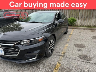 Used 2017 Chevrolet Malibu LT w/ True North Pkg w/ Apple CarPlay & Android Auto, Rearview Cam, Bluetooth for Sale in Toronto, Ontario