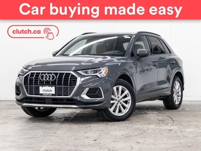 Used 2020 Audi Q3 Komfort AWD w/ Apple CarPlay & Android Auto, Rearview Cam, Bluetooth for Sale in Toronto, Ontario