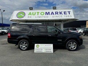 Used 2008 Ford Expedition MAX EL LIMITED 4WD BRAND NEW TIRES! INSPECTED W/ BCAA MBRSHP & WRNTY! for Sale in Langley, British Columbia