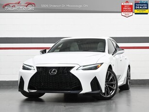 Used 2021 Lexus IS 300 F SPORT Sunroof White Leather Carplay Blind Spot Lane Keep for Sale in Mississauga, Ontario