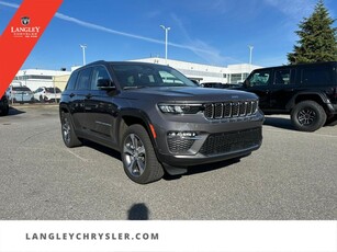 Used 2022 Jeep Grand Cherokee 4xe Leather Navi Backup Pano-Sunroof DVD for Sale in Surrey, British Columbia