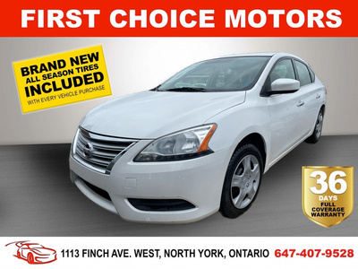 2015 NISSAN SENTRA S ~AUTOMATIC, FULLY CERTIFIED WITH WARRANTY!!
