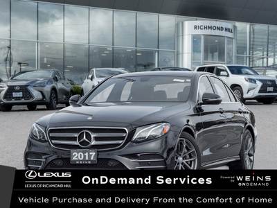 2017 Mercedes-Benz E-Class | SAFETY CERTIFIED | PANO ROOF | B...