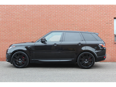 2019 Land Rover Range Rover Sport AUTOBIOGRAPHY - BLACK ON RED