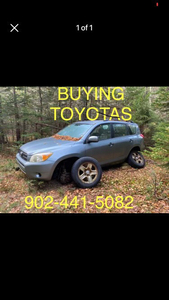 Buying Toyota vehicles used smashed rusty or broken