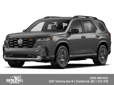 New 2024 Honda Pilot TrailSport PRICE INCLUDES: FREIGHT & PDI, XPEL - PAINT PROTECTION FILM, ALL SEASON MATS, BLOCK HEATER for Sale in Cranbrook, British Columbia