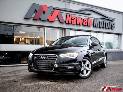 Used 2016 Audi A3 KOMFORTQUATTROLEATHER INTERIORSUNROOFALLOYSHEATED SEATS for Sale in Brampton, Ontario