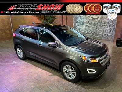 Used 2016 Ford Edge SEL AWD - Htd Lthr, Pano Rf, Rmt Strt, Pwr Gate for Sale in Winnipeg, Manitoba