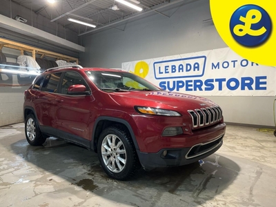 Used 2017 Jeep Cherokee Limited 4WD * Panoramic Sunroof * Leather Interior * Heated/Cool Seats * Rear View Camera * Push To Start Ignition * Leather Steering Wheel * Power L for Sale in Cambridge, Ontario