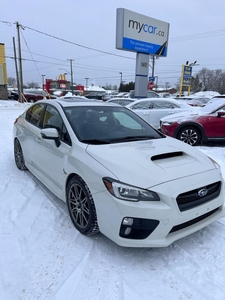 Used 2017 Subaru WRX $1000 FINANCE CREDIT!! INQUIRE IN STORE!! AWD!! LEATHER. SUNROOF. HEATED SEATS. NAV. ALLOYS. PWR SEA for Sale in North Bay, Ontario
