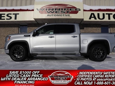 Used 2019 GMC Sierra 1500 SLT PREMIUM, X31 OFF RD 4X4, LEATHER, ROOF, AS NEW for Sale in Headingley, Manitoba