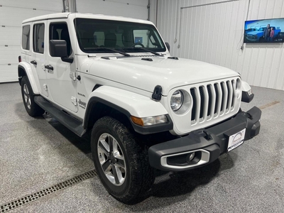 Used 2019 Jeep Wrangler Unlimited Sahara #heated leather seats for Sale in Brandon, Manitoba
