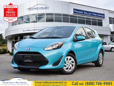 Used 2019 Toyota Prius c Upgrade Clean, Local, 2 Keys, for Sale in Abbotsford, British Columbia