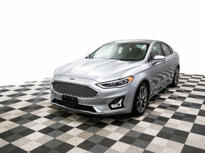 Used 2020 Ford Fusion Hybrid Titanium Sunroof Leather Cam Sync 3 Lane Keeping for Sale in New Westminster, British Columbia