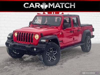 Used 2020 Jeep Gladiator SPORT S / AUTO / HTD SEATS / 4X4 / NO ACCIDENTS for Sale in Cambridge, Ontario