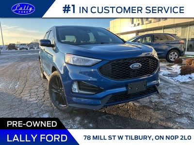 Used 2021 Ford Edge ST Line, AWD, Moonroof, Nav, Trailor Tow! for Sale in Tilbury, Ontario