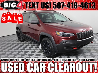 Used 2021 Jeep Cherokee Trailhawk for Sale in Tsuut'ina Nation, Alberta