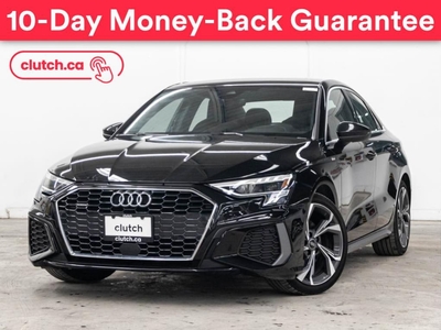 Used 2022 Audi A3 Progressiv AWD w/ Apple CarPlay & Android Auto, Bluetooth, Rearview Cam for Sale in Toronto, Ontario