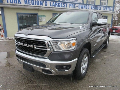 Used 2022 Dodge Ram 1500 LIKE NEW BIG-HORN-MODEL 5 PASSENGER 5.7L - HEMI.. 4X4.. CREW-CAB.. SHORTY.. NAVIGATION.. HEATED SEATS & WHEEL.. POWER PEDALS.. BACK-UP CAMERA.. for Sale in Bradford, Ontario