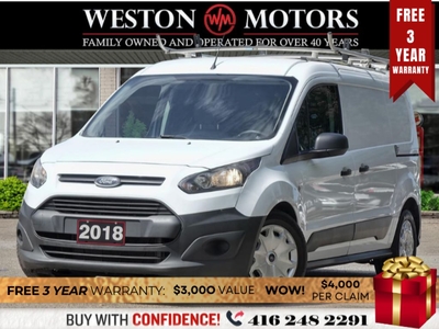 Used 2018 Ford Transit Connect XL*DUAL DOORS*SHELVING*ROOF RACK*REVCAM!!!** for Sale in Toronto, Ontario