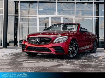 Used 2020 Mercedes-Benz C 300 4MATIC Cabriolet for Sale in Calgary, Alberta