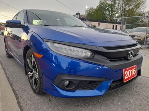 Used 2016 Honda Civic TOURING-LEATHER-NAVI-BK CAM-SUNROOF-BLUETOOTH-AUX for Sale in Scarborough, Ontario