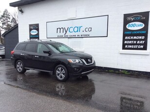 Used 2018 Nissan Pathfinder SL Premium 3.5L SL PREMIUM 4X4!! NAV. ALLOYS. 7 PASS. MOONROOF. LEATHER. PWR SEATS. PWR GROUP. KEYLESS ENTRY. A for Sale in North Bay, Ontario