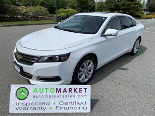 Used 2019 Chevrolet Impala LT2, CARPLAY, LEATHER, SUNROOF, FINANCING, WARANTY, INSPECTED W/BCAA MBSHP! for Sale in Surrey, British Columbia