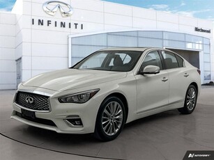 Used 2022 Infiniti Q50 LUXE Accident Free One Owner Low KM's for Sale in Winnipeg, Manitoba