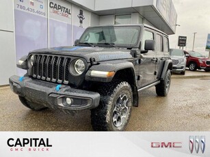 Used 2022 Jeep Wrangler 4xe Unlimited Rubicon * COLD WEATHER GROUP * BODY COLOR FLARES AND ROOF * for Sale in Edmonton, Alberta