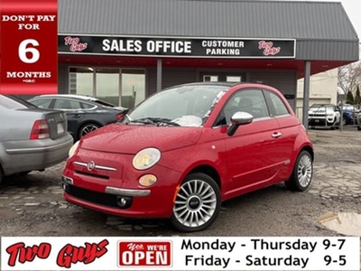 2017 FIAT 500 Lounge Convertible Auto Leather