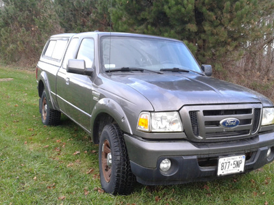 2011 Ford Ranger 4x2 Sport with cap and trailer hitch