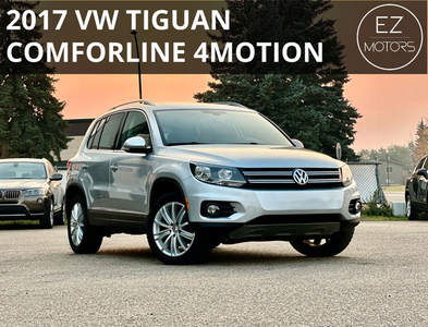 2017 Volkswagen Tiguan Comfortline AWD--ONE OWNER--64519 KMS! CE