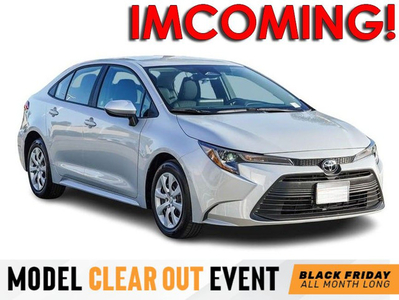 2023 Toyota Corolla LE LOWEST PRICED IN SASK!