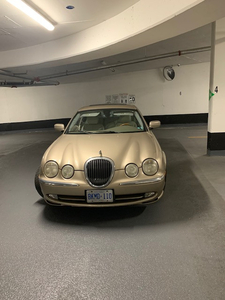2001 Jaguar S-type, Gold, 3.0 litre, V6, lady driven