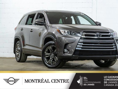 2017 Toyota Highlander Limited AWD, 7 passagers, Cuir