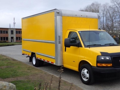 Used 2019 GMC Savana G3500 16 Foot Cube Van with Loading Ramp for Sale in Burnaby, British Columbia