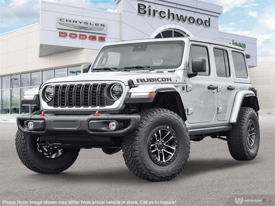New 2024 Jeep Wrangler Rubicon Factory Order - Arriving Soon for Sale in Winnipeg, Manitoba