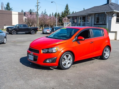 Used 2012 Chevrolet Sonic 5-Door LT Hatchback, Only 67,000 km's, Local, No Accidents for Sale in Surrey, British Columbia