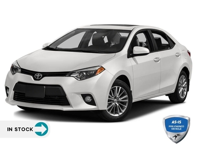 Used 2015 Toyota Corolla YOU CERTIFY, YOU SAVE!! RECENT ARRIVAL for Sale in Barrie, Ontario