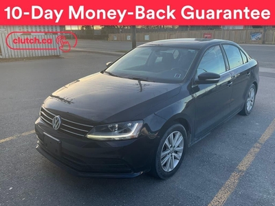Used 2017 Volkswagen Jetta Sedan Wolfsburg Edition w/ Apple CarPlay & Android Auto, Rearview Cam, Dual Zone A/C for Sale in Toronto, Ontario