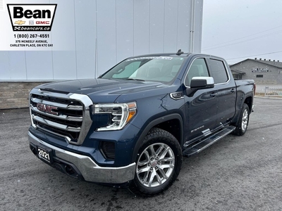 Used 2021 GMC Sierra 1500 SLE 5.3L V8 WITH REMOTE START/ENTRY, HEATED SEATS, HEATED STEERING WHEEL, MULTI-PRO TAILGATE, REAR VISION CAMERA, HITCH GUIDANCE for Sale in Carleton Place, Ontario