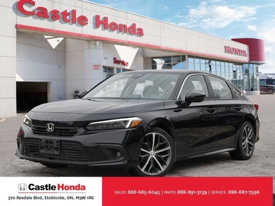 Used 2022 Honda Civic Sedan Touring Fully Loaded Leather Seats Nav for Sale in Rexdale, Ontario