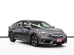 Used 2016 Honda Civic TOURING Nav Leather Sunroof Backup Cam for Sale in Toronto, Ontario