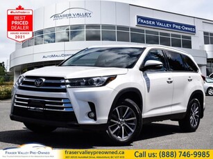Used 2019 Toyota Highlander XLE AWD Navigation, Sunroof, Leather Seats, Heate for Sale in Abbotsford, British Columbia