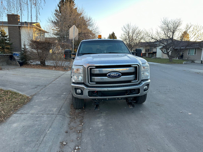 2012 F350 with a snow plow