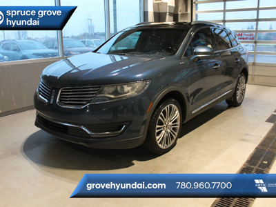 2016 Lincoln MKX Reserve: AWD/LEATHER/PANO ROOF/HEATED AND COOLE