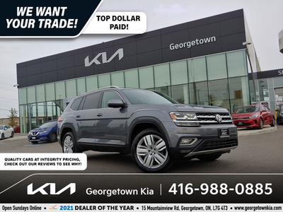2018 Volkswagen Atlas Execline 3.6L AWD | 7 SEAT | SUNROOF | NA