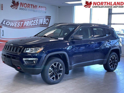 2021 Jeep Compass Trailhawk | 4WD | Leather | Backup Camera